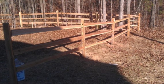 farm ranch wood rail fences