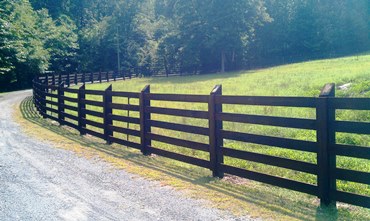 Creosote Wood Rail